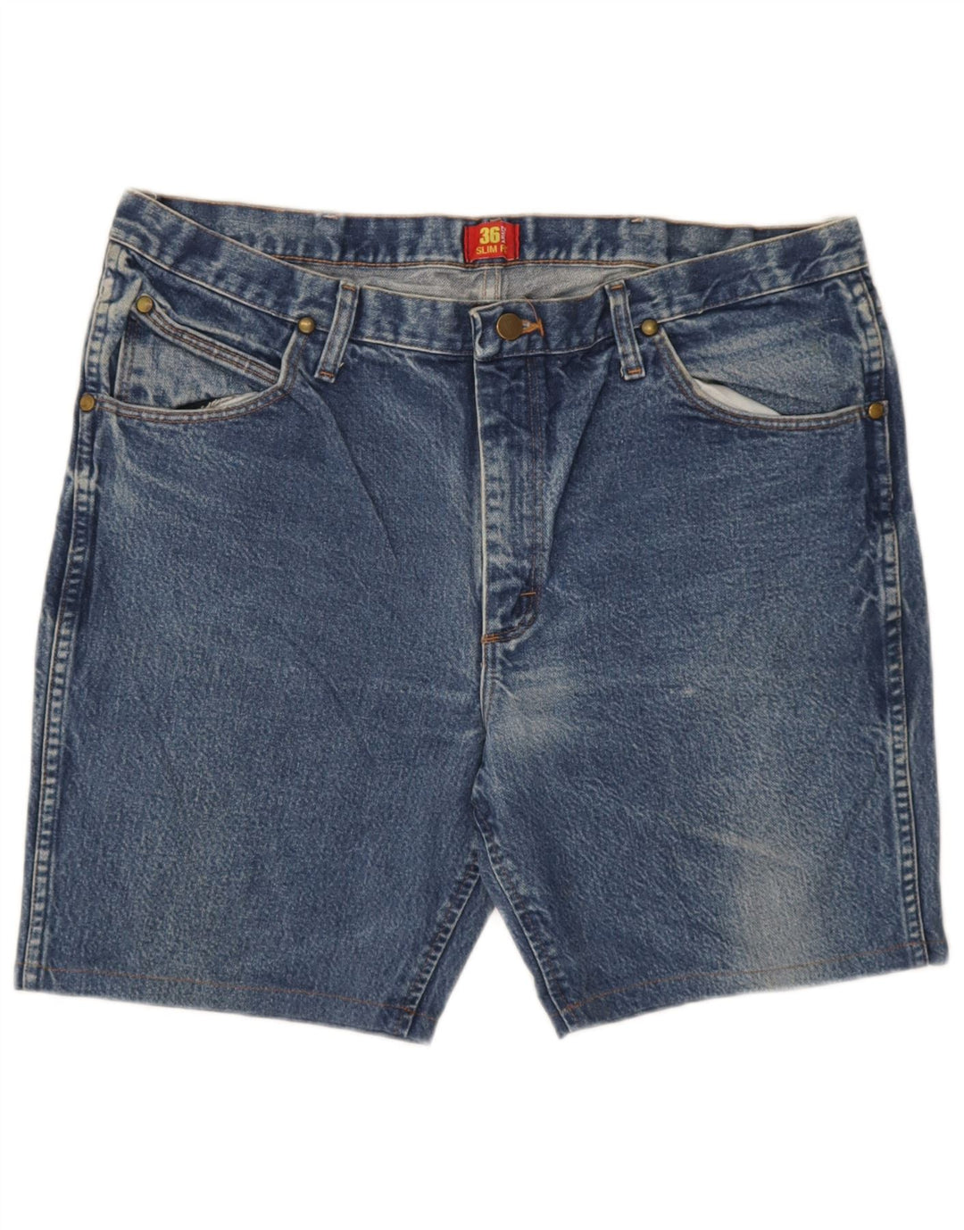 Wrangler Herren Jeansshorts W38 XL Blaue Baumwolle