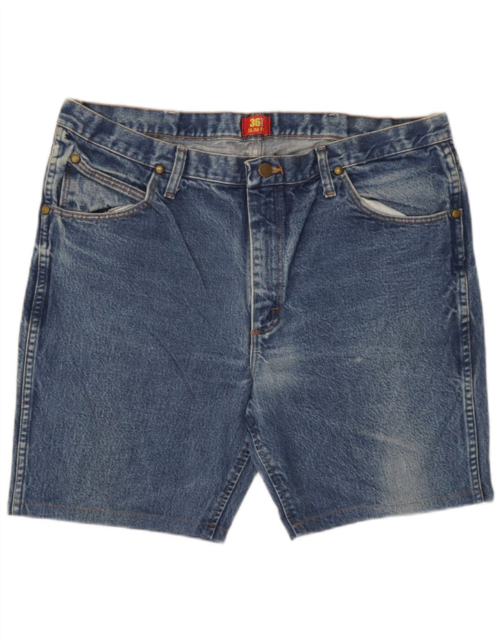 Wrangler Herren Jeansshorts W38 XL Blaue Baumwolle