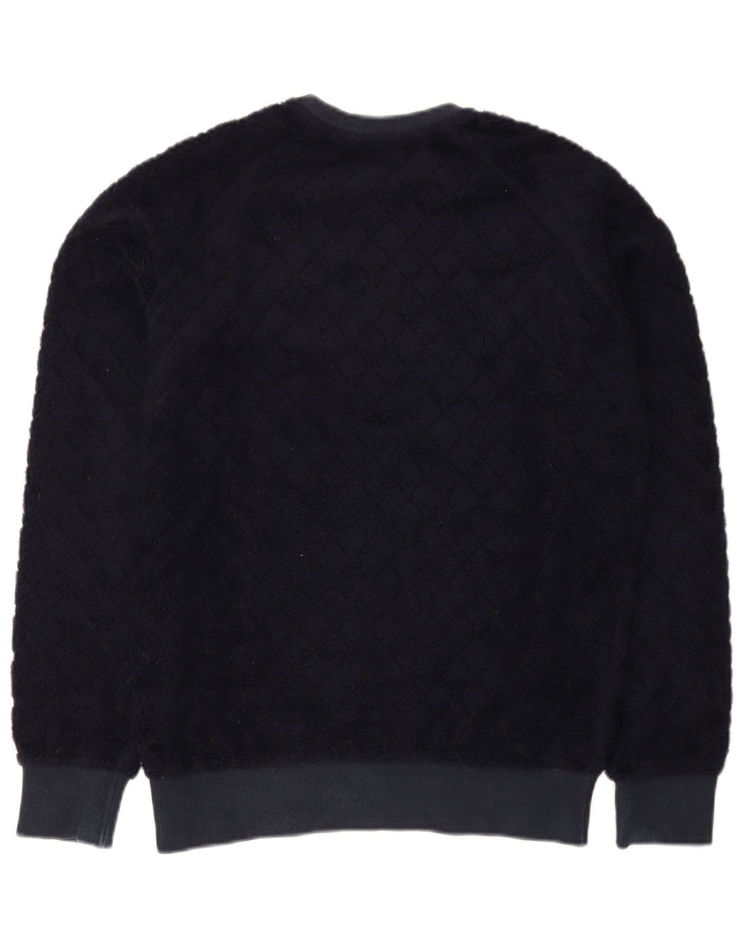 MSGM Herren-Sweatshirt, Pullover, Größe S, Marineblau, Argyle-/Diamant-Wolle