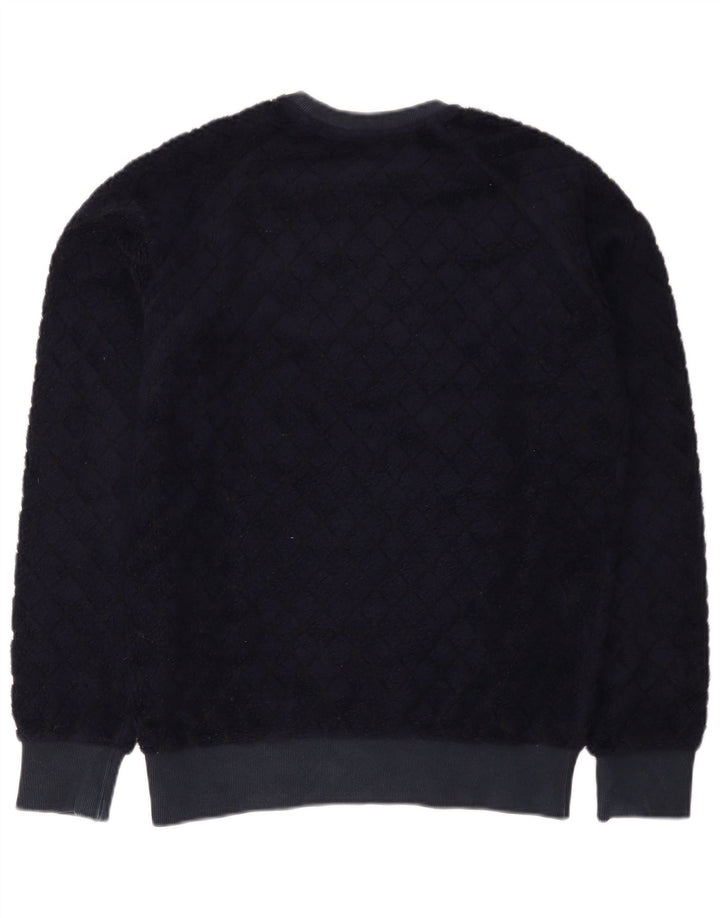 MSGM Herren-Sweatshirt, Pullover, Größe S, Marineblau, Argyle-/Diamant-Wolle