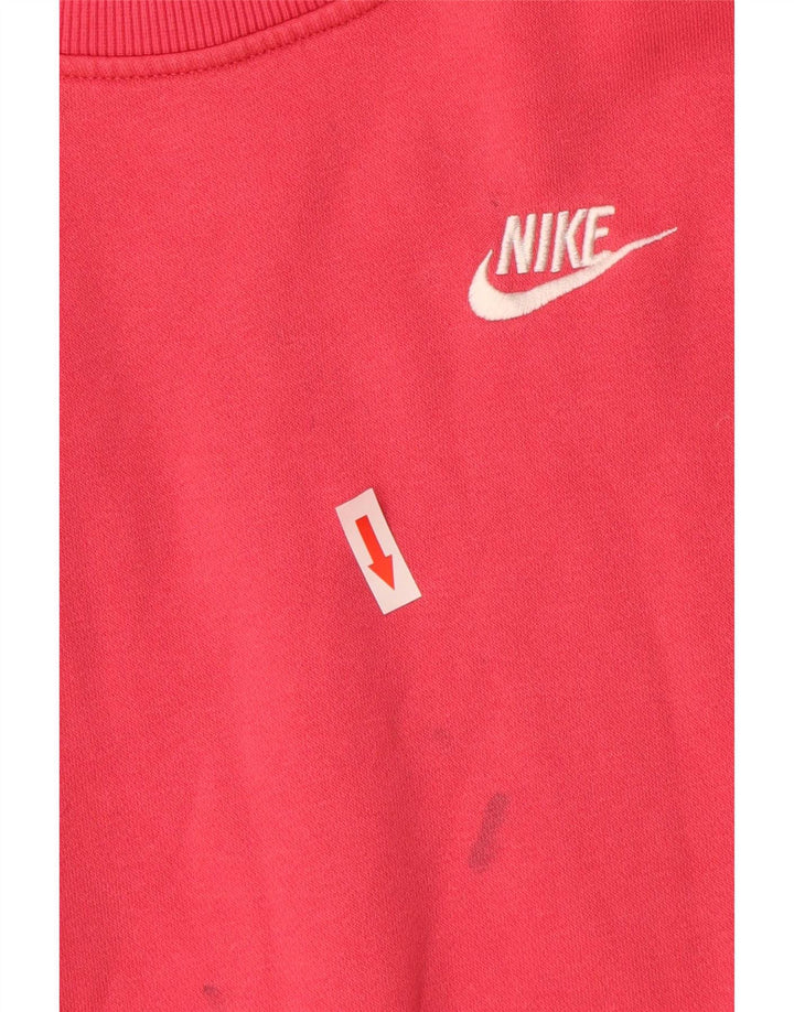 Nike Sweatshirt-Pullover für Mädchen, 10–11 Jahre, mittelrosa, Baumwolle
