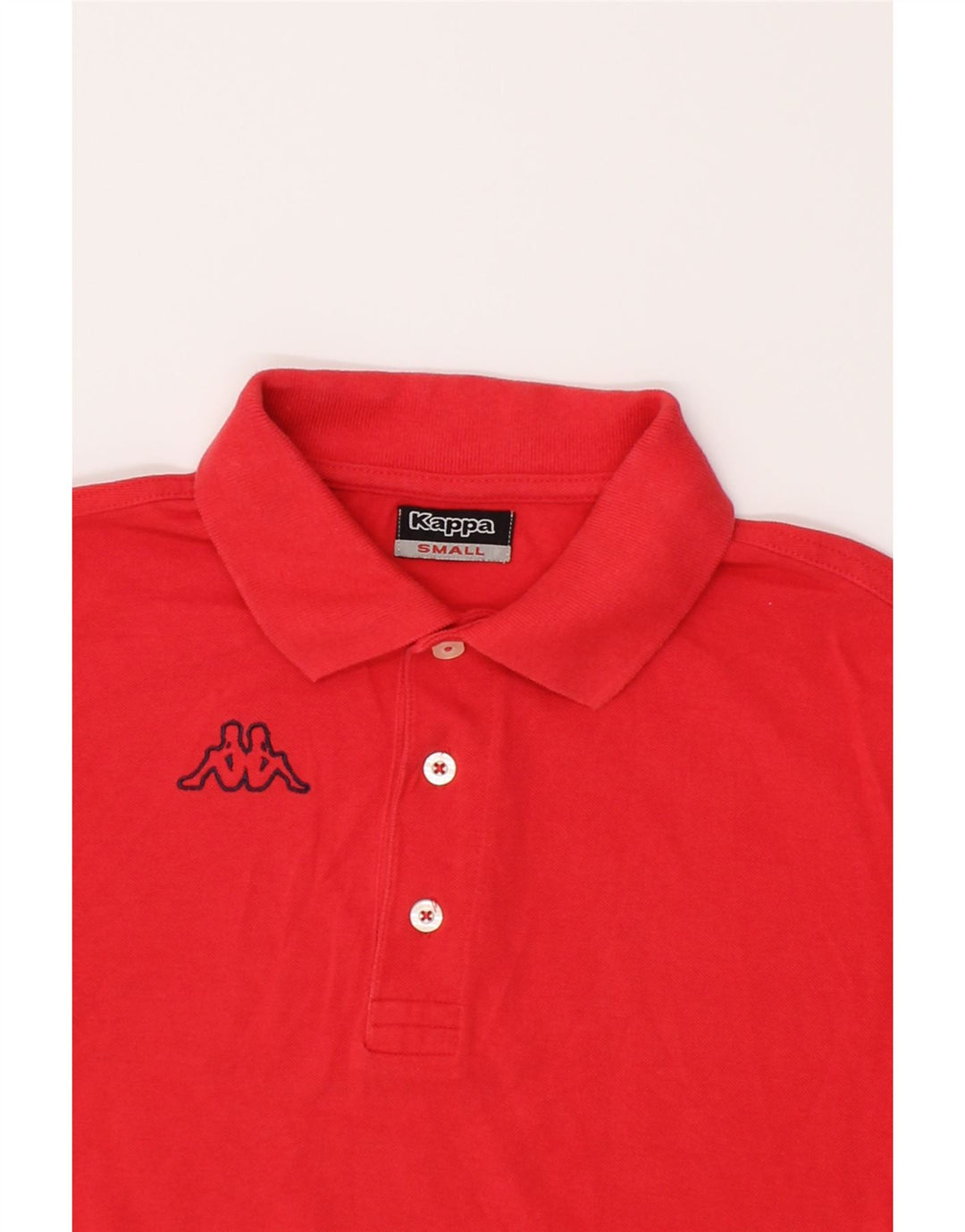 KAPPA Mens Polo Shirt Small Red Cotton Vintage Kappa and Second-Hand Kappa from Messina Hembry 