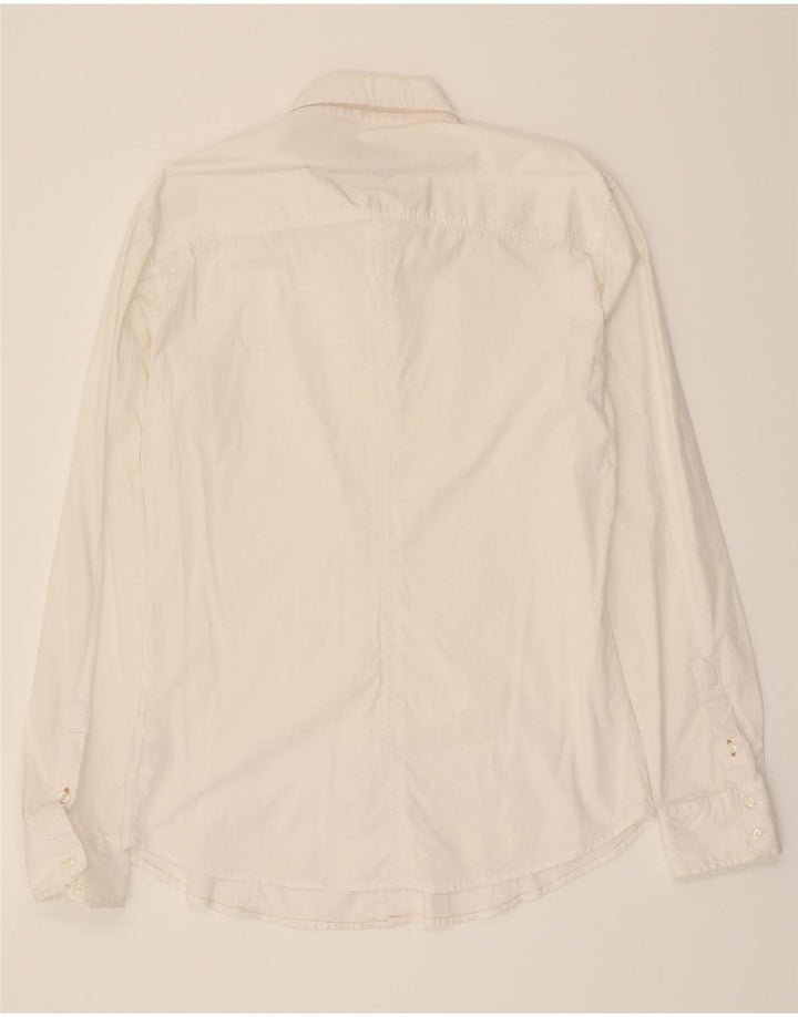 GURU Mens Shirt Medium White Cotton Vintage Guru and Second-Hand Guru from Messina Hembry 