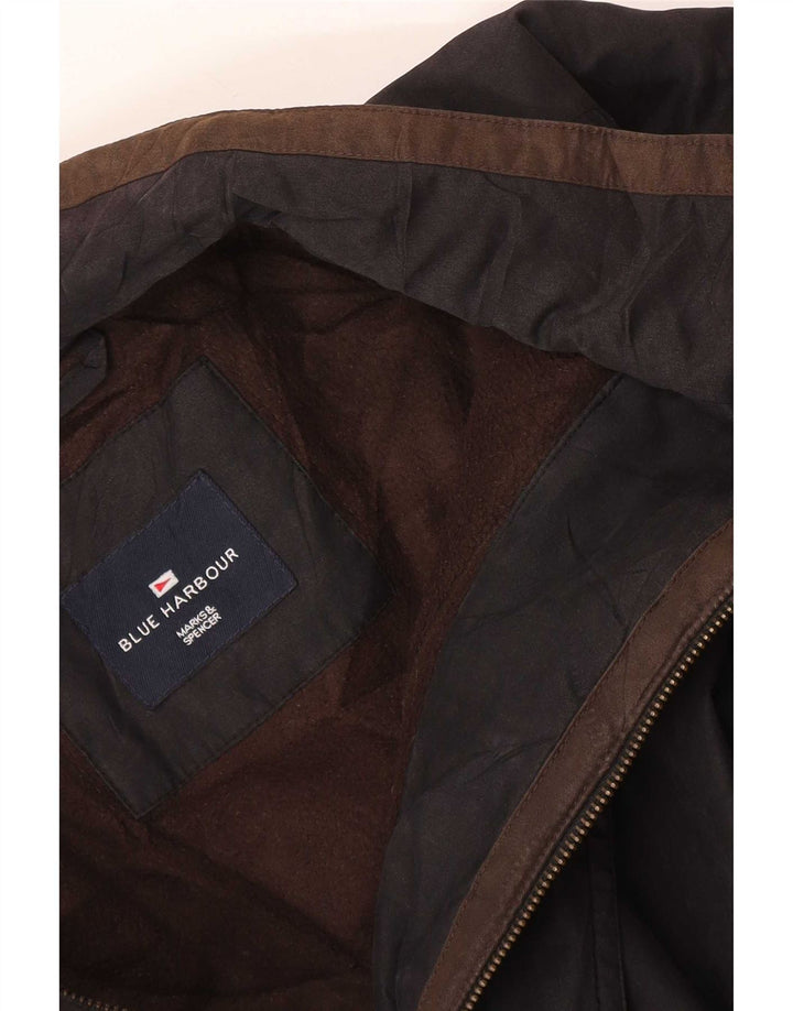 Marks & Spencer Herren Blue Harbour Windjacke, UK 38, Mittelschwarz