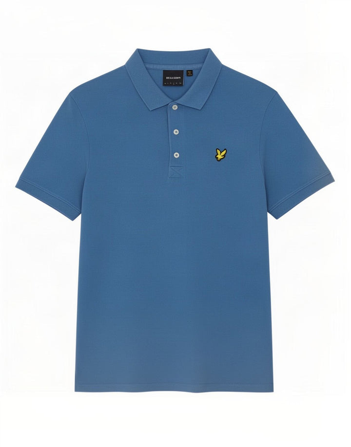 Lyle & Scott Herren-Poloshirt, Größe L, Blau