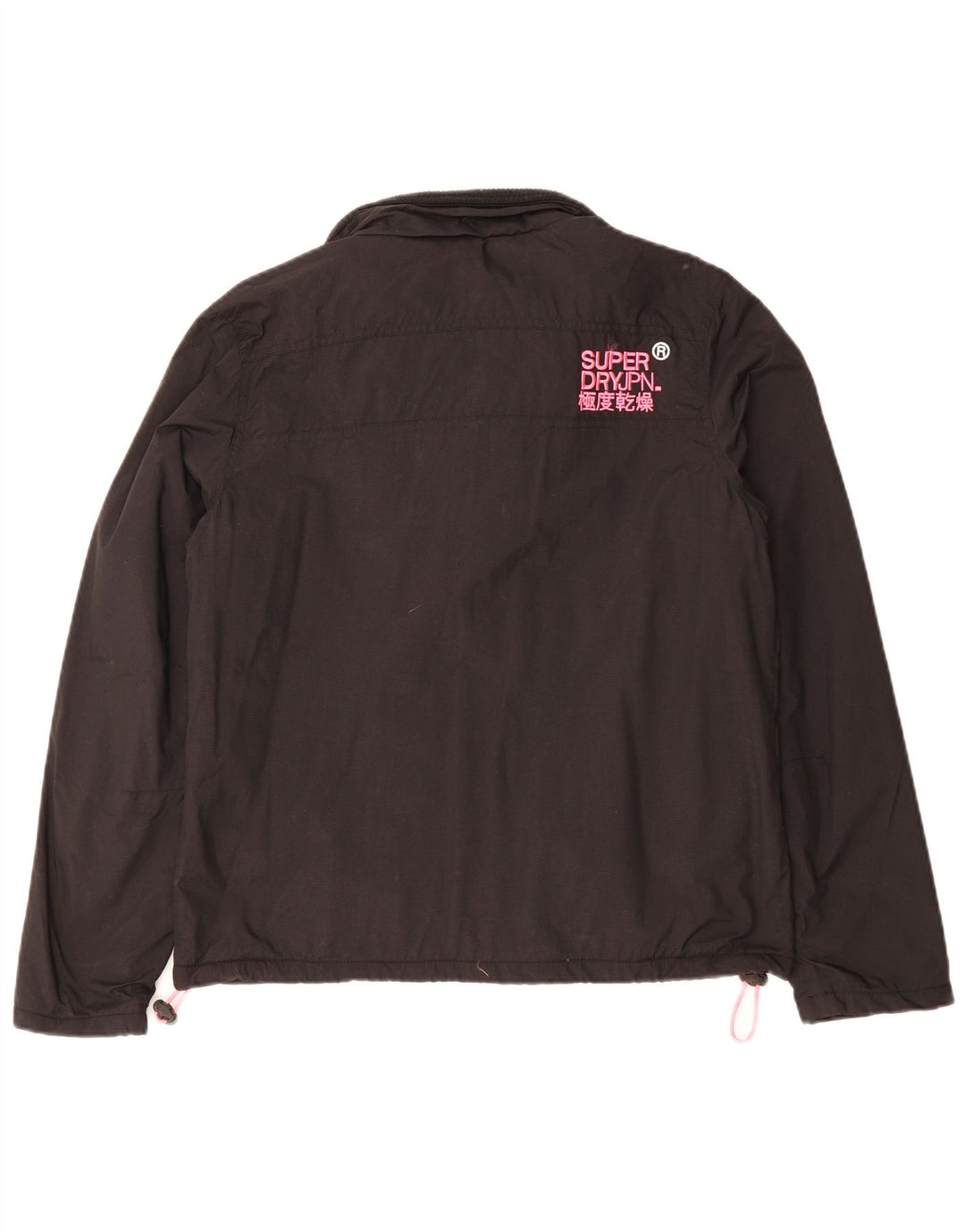 SUPERDRY Damen The Windhiker Windjacke UK 16 Large Schwarz