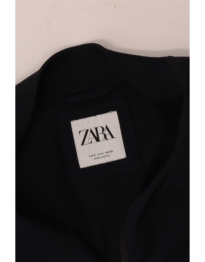 Zara Herren Bomberjacke UK 36 Small Marineblau
