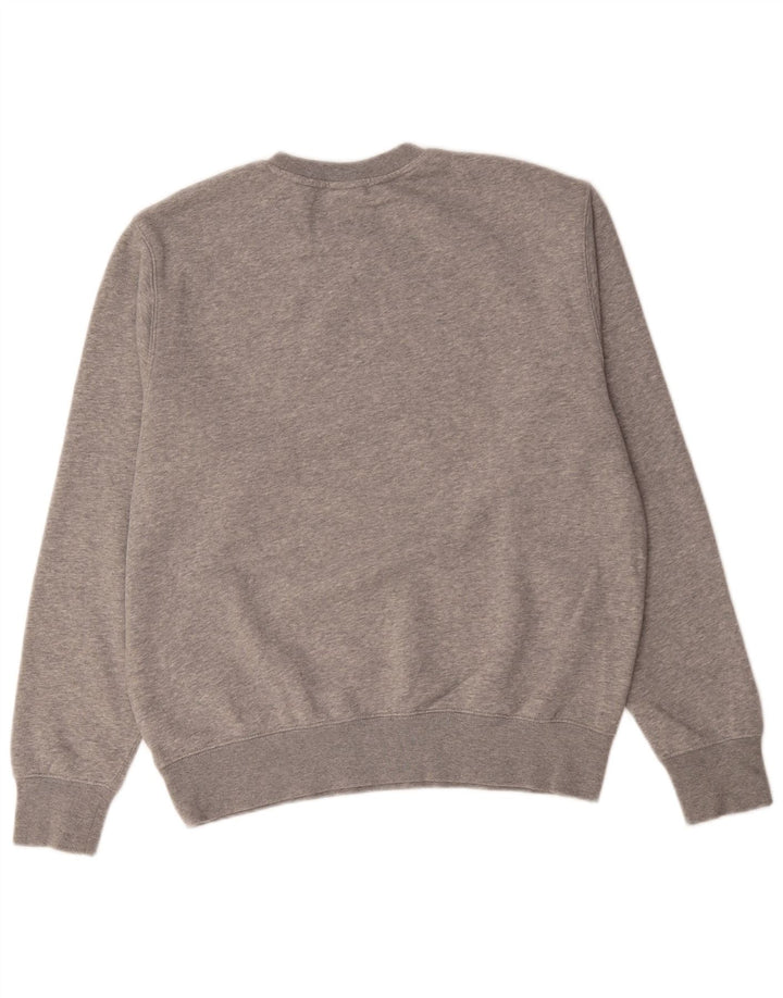 Nike Herren Sweatshirt Pullover Mittelgrau Gefleckte Baumwolle