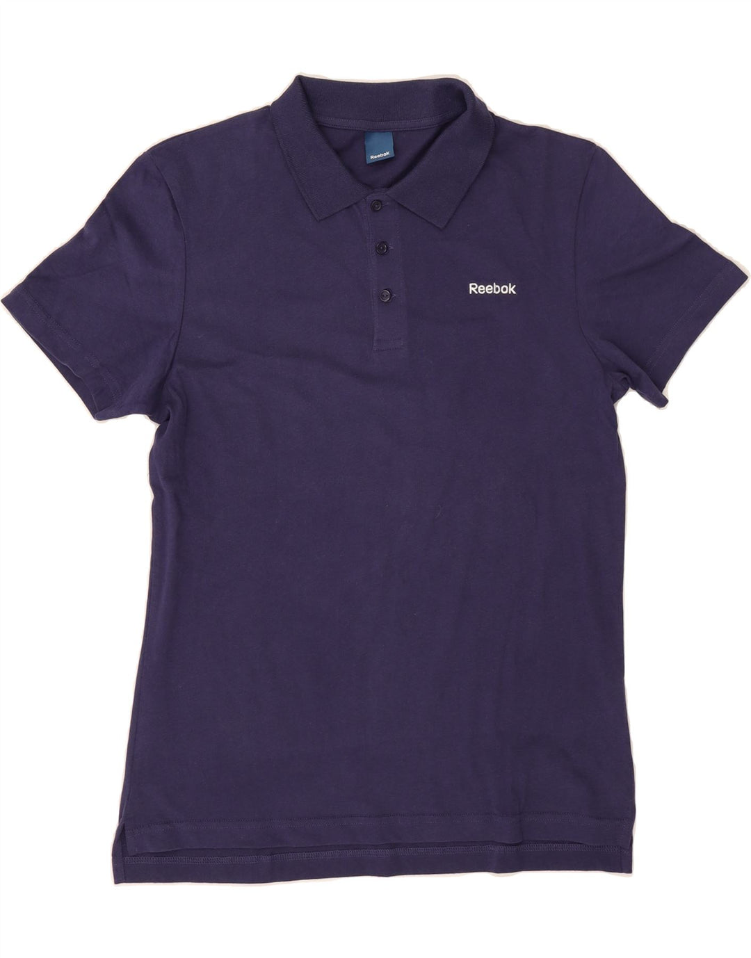 REEBOK Mens Polo Shirt XL Navy Blue Cotton Vintage Reebok and Second-Hand Reebok from Messina Hembry 