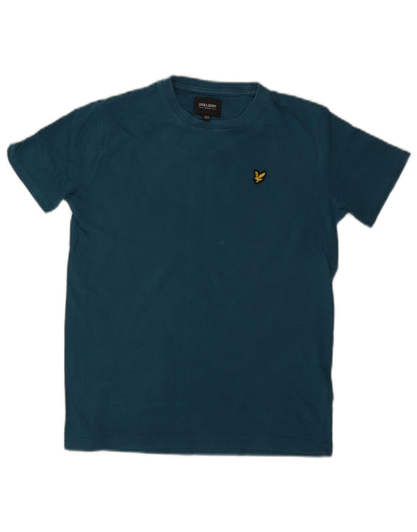 Lyle & Scott T-Shirt-Oberteil für Jungen, 10–11 Jahre, blaue Baumwolle