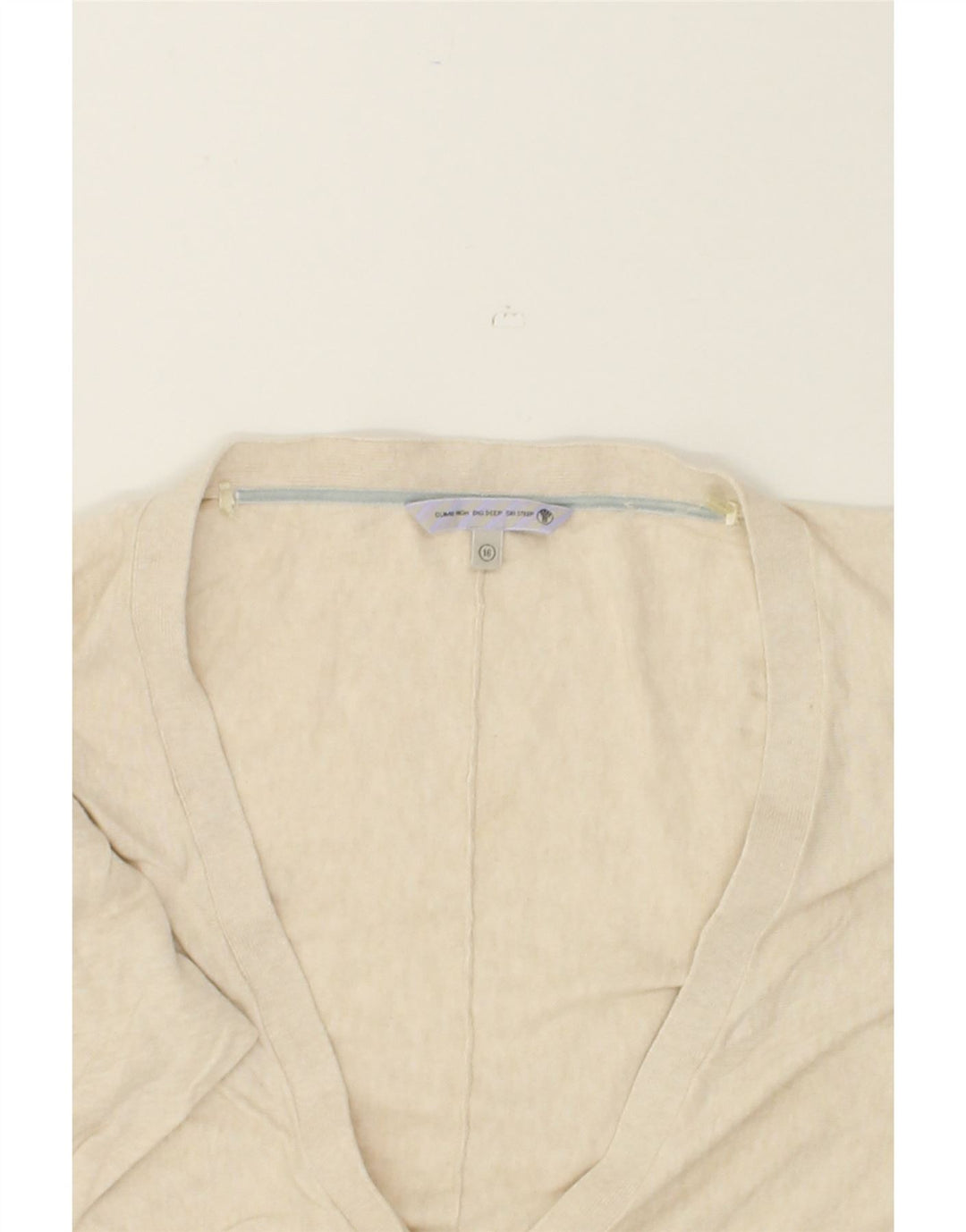FAT FACE Girls Cardigan Sweater 15-16 Years Beige Cotton | Vintage Fat Face | Thrift | Second-Hand Fat Face | Used Clothing | Messina Hembry 