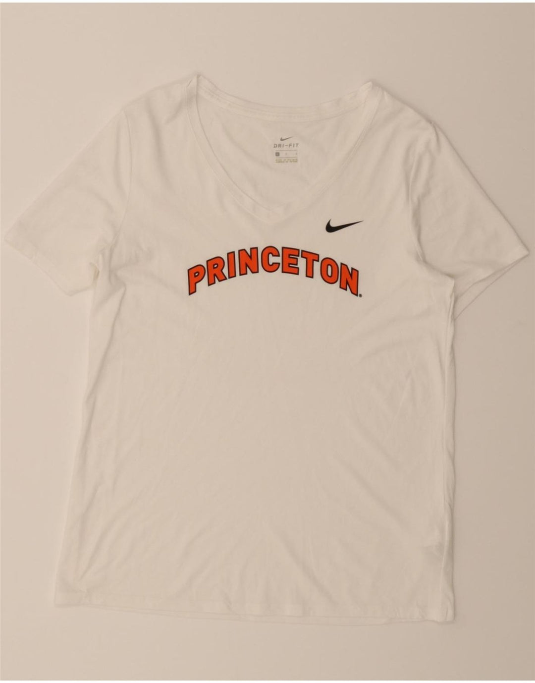 NIKE Womens Princeton Graphic T-Shirt Top UK 16 Large White Polyester Vintage Nike and Second-Hand Nike from Messina Hembry 