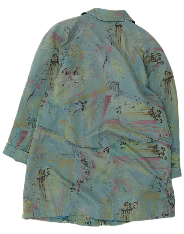 VALMELINE Damen Übergroßer Mantel EU 36 Kleiner blauer Farbblock