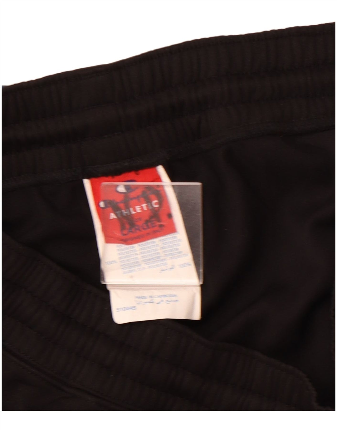 CHAMPION Herren-Trainingshose, groß, aus schwarzem Polyester