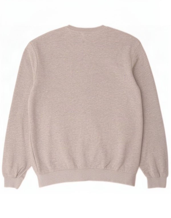 Fila Herren-Sweatshirt-Pullover, klein, grau gefleckte Baumwolle