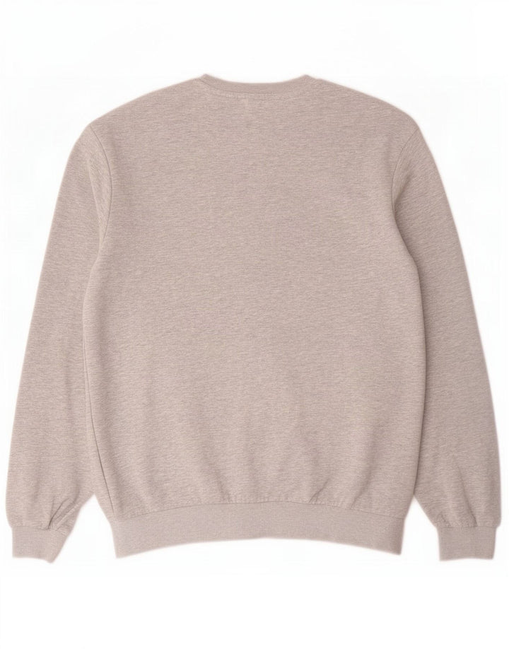 Fila Herren-Sweatshirt-Pullover, klein, grau gefleckte Baumwolle