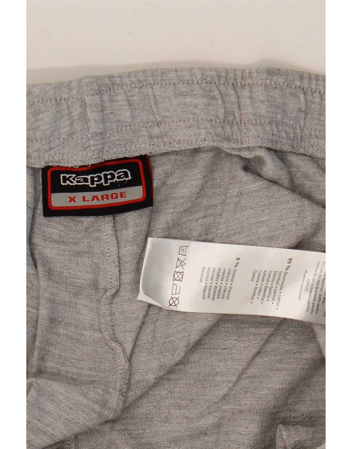 Kappa Herren Graphic Sport Shorts XL Grau Baumwolle