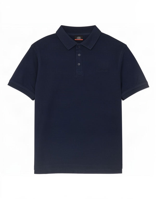 Pierre Cardin Herren-Poloshirt mit normaler Passform, 2XL, Marineblau, Baumwolle