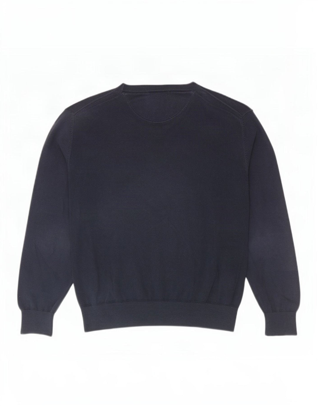 Timberland Herren-Pullover mit V-Ausschnitt aus mittelblauer Baumwolle