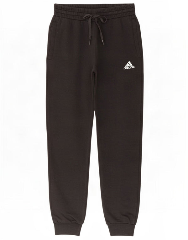 Adidas Damen Trainingshose Jogger UK 4/6 XS Schwarz Baumwolle
