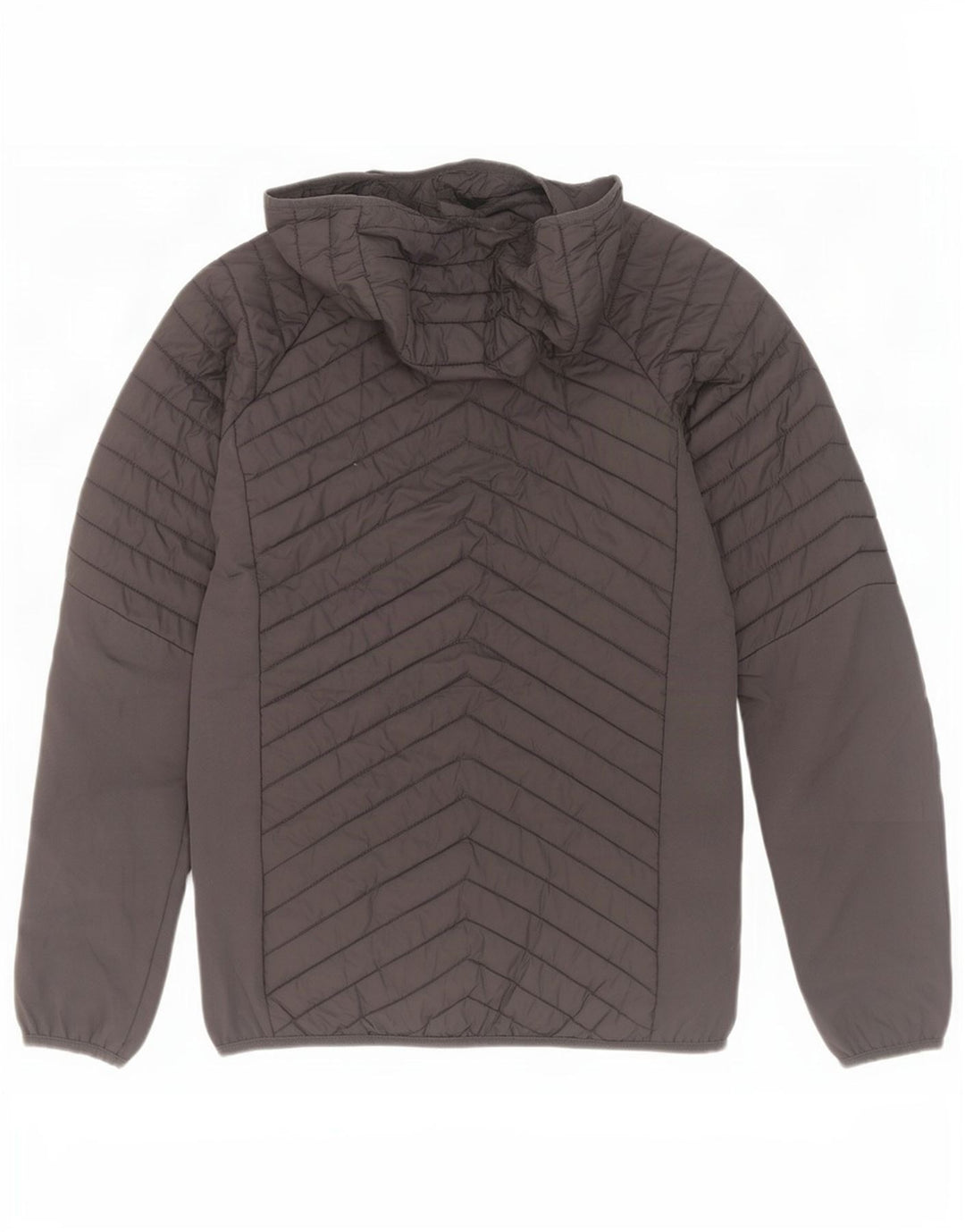 Mountain Warehouse Wattierte Herrenjacke mit Kapuze, UK 34, XS, Grau, Polyester