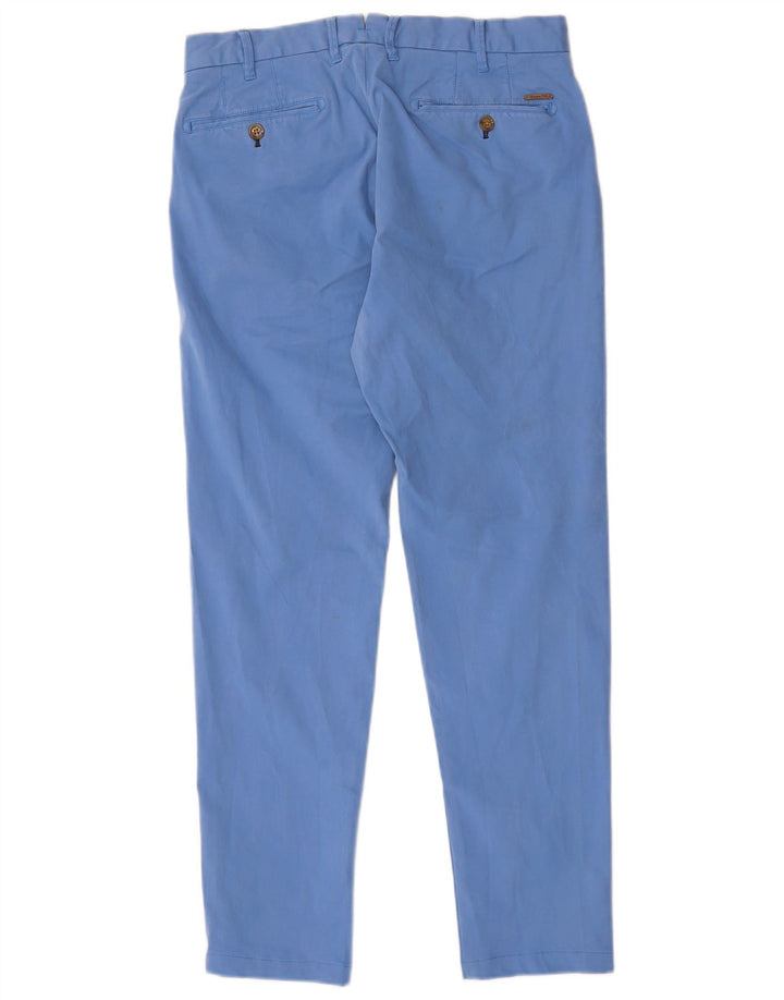 Massimo Dutti Herren Slim Fit Chinohose EU 40 Medium W31 L29 Blau