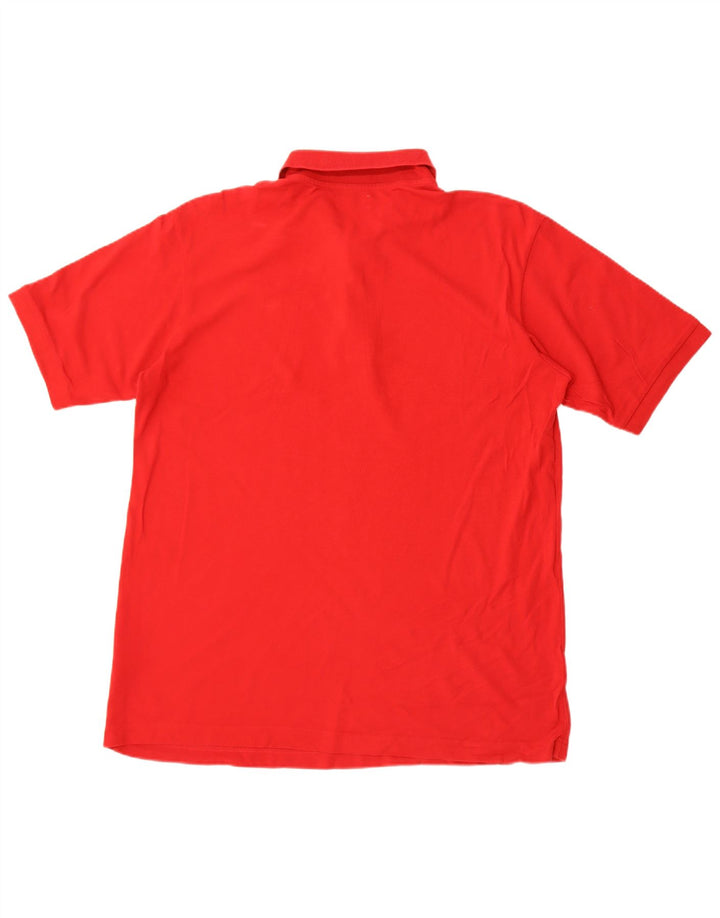 Kappa Herren Poloshirt XL Rot Baumwolle