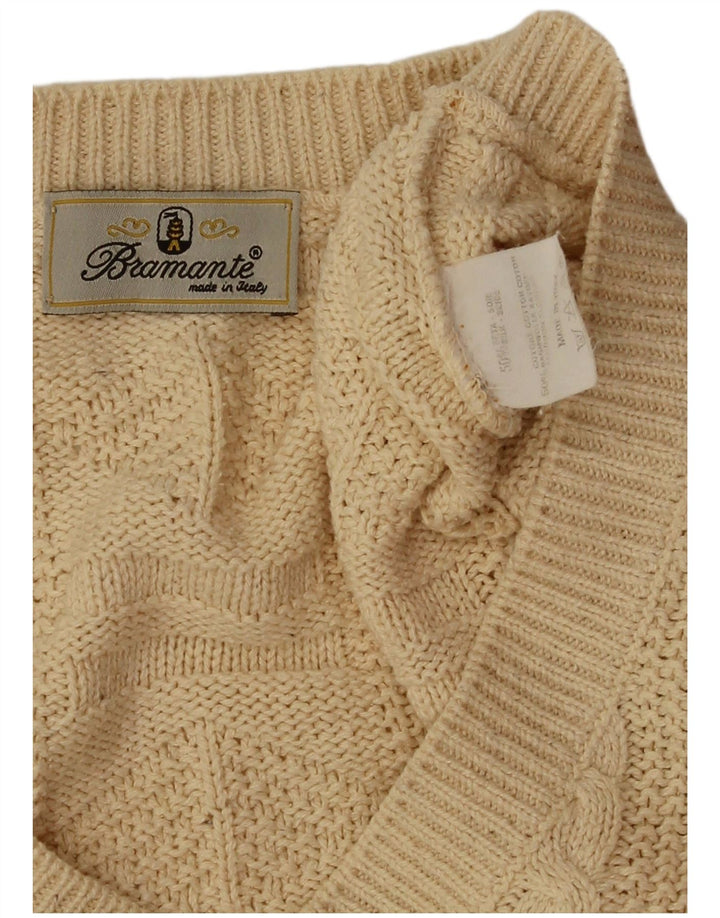 Bramante Herren-Pullover mit V-Ausschnitt, 2XL, beige Seide