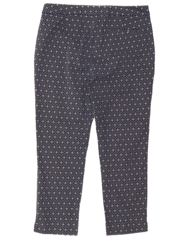 Marks & Spencer Damen-Hose, kurz geschnitten, UK 44, Größe L, W34, L25, Marineblau