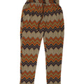 VINTAGE Womens Trousers UK 18 XL  Multicoloured Chevron Polyester Vintage Vintage and Second-Hand Vintage from Messina Hembry 