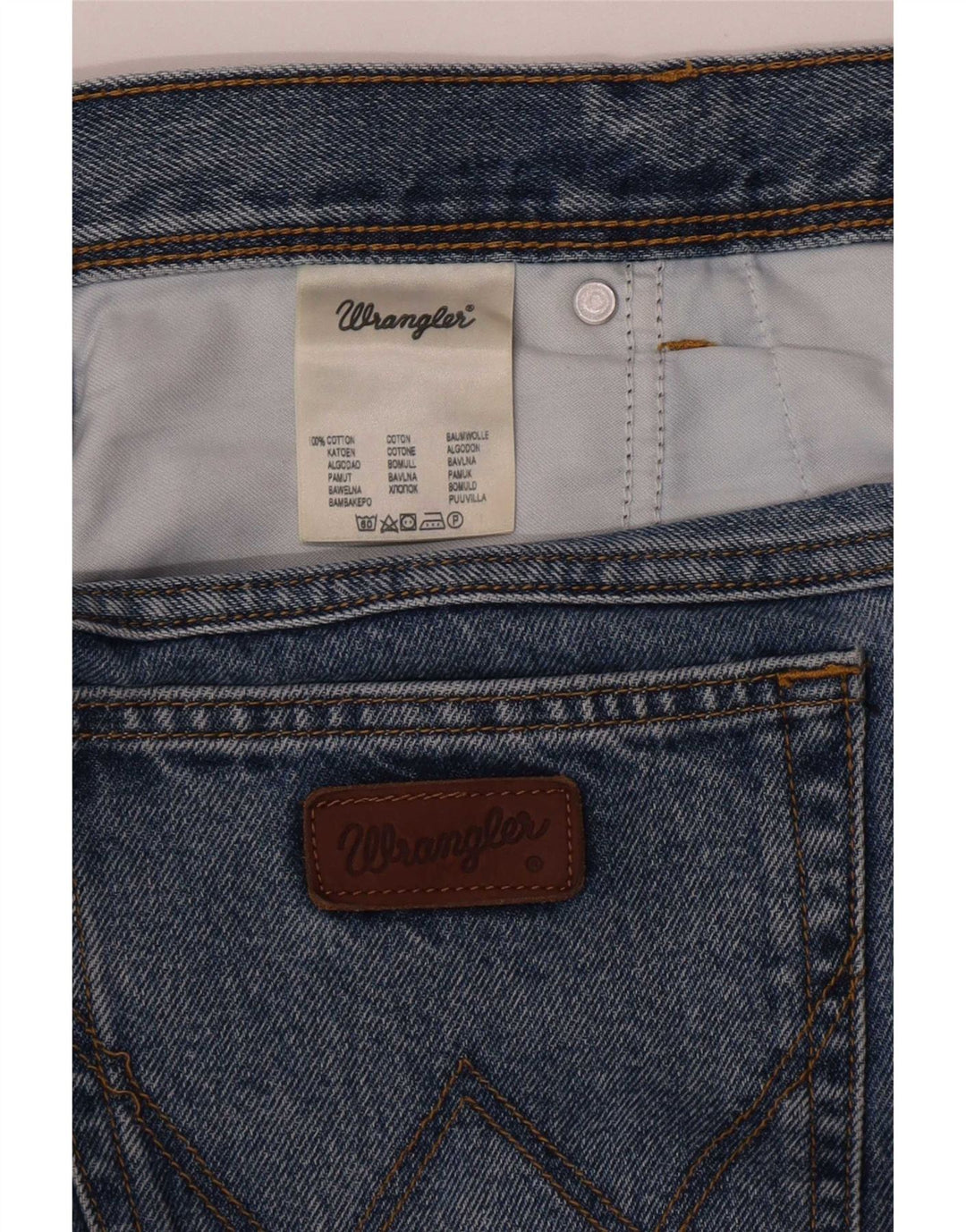 Wrangler Herren-Jeans mit normaler Passform, gerade Passform, W38, L30, Blau, Baumwolle