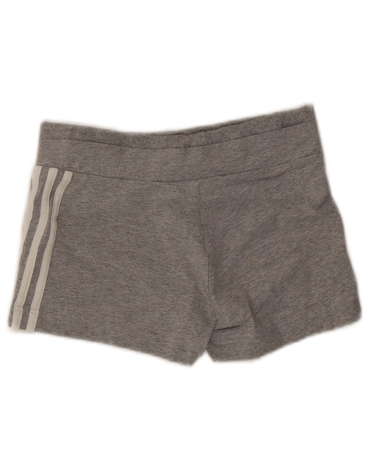 Adidas Damen Sportshorts UK 8 Small Grau meliert