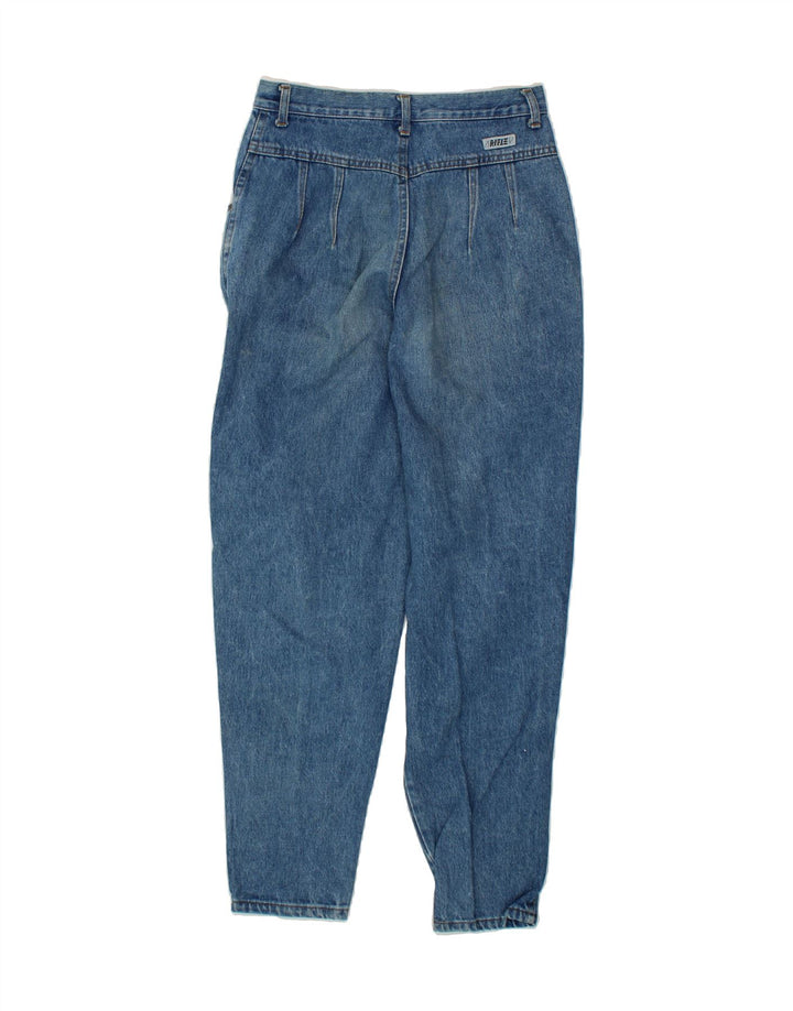 RIFLE Womens High Rise Tapered Jeans W26 L29 Blue Vintage Rifle and Second-Hand Rifle from Messina Hembry 