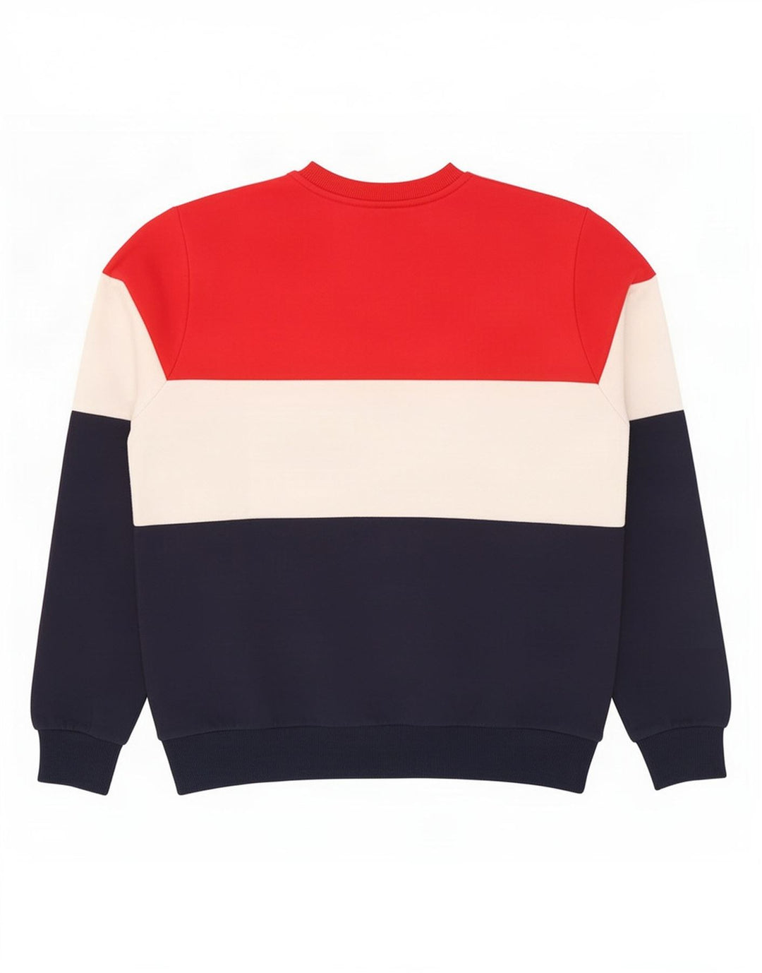 Fila Damen-Sweatshirt-Pullover UK 12 Medium Mehrfarbiger Farbblock