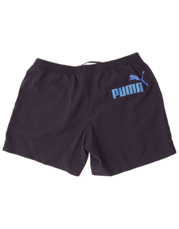 Puma Herren Graphic Sport Shorts XL Marineblau Polyester