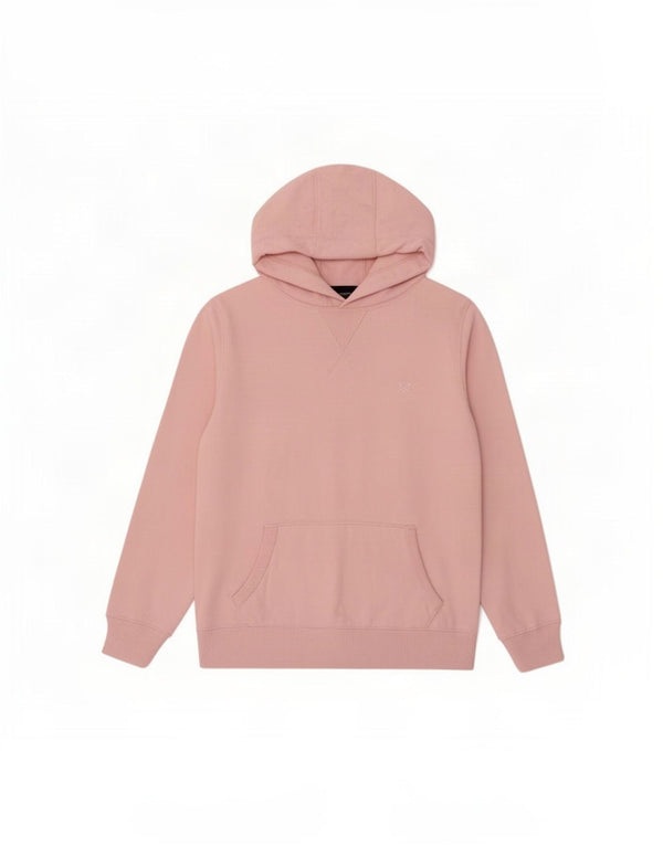 Crew Clothing Damen Kapuzenpullover UK 12 Mittelrosa Baumwolle
