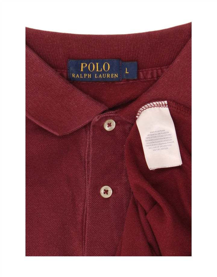 Polo Ralph Lauren Herrenhemd, große, kastanienbraune Baumwolle