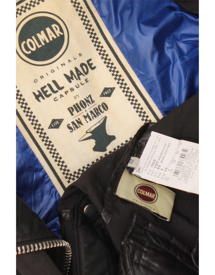 Colmar Damen Bikerjacke IT 42 Small Schwarz Nylon
