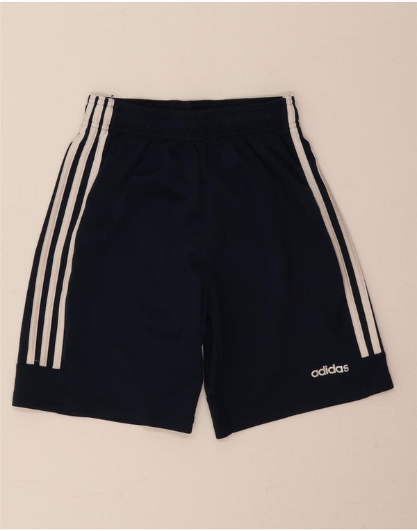 Adidas Jungen Climalite Sport Shorts 13-14 Jahre Marineblau Polyester