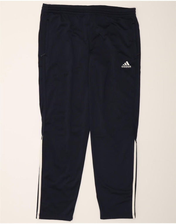 Adidas Herren-Trainingshose UK 40/42 Mittelmarineblaues Polyester