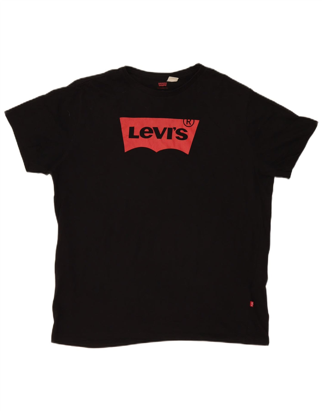 Levi's Herren-T-Shirt mit Grafik, XL, schwarze Baumwolle
