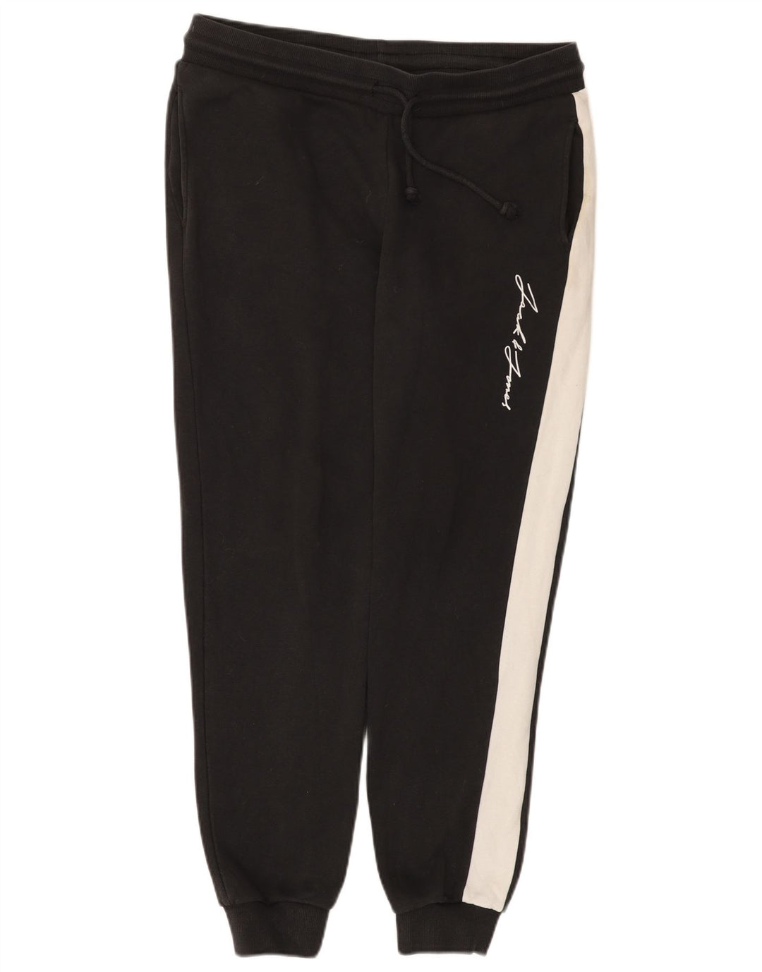 Jack & Jones Herren-Trainingshose, Jogginghose, Größe L, Schwarz, Farbblock
