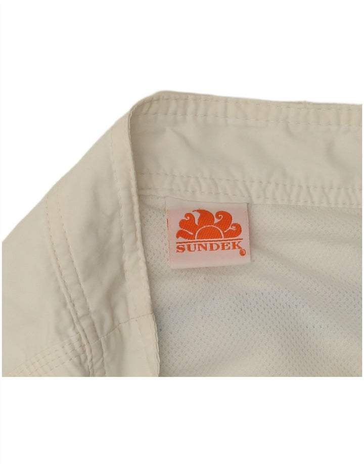Sundek Herren-Badeshorts, Größe L, Weiß