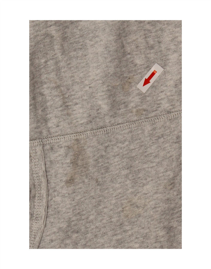 Marks & Spencer Damen Kapuzenpullover UK 12 Mittelgraue Baumwolle