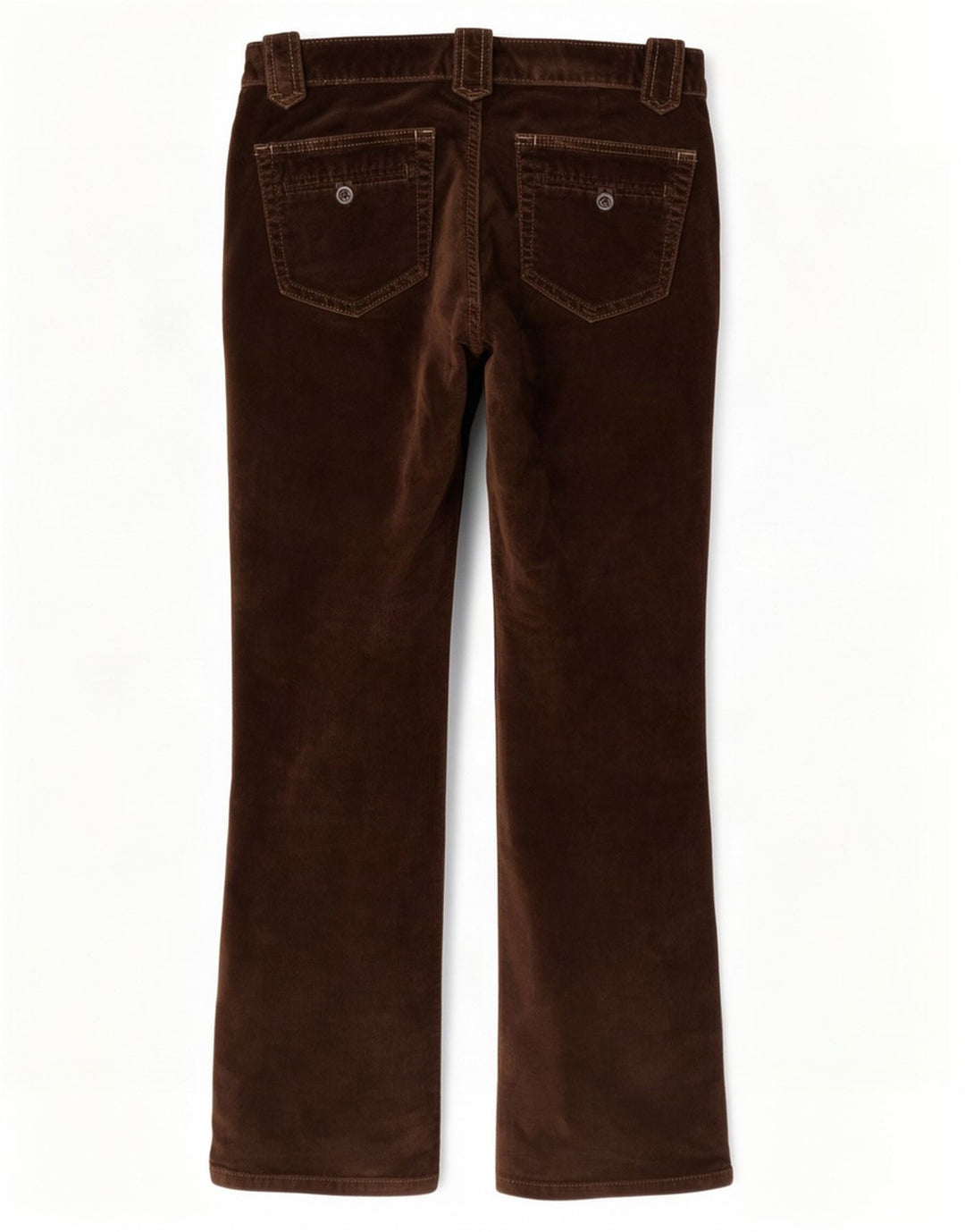 Gap Damen Stretch Bootcut Velour Freizeithose W30 L30 Braun
