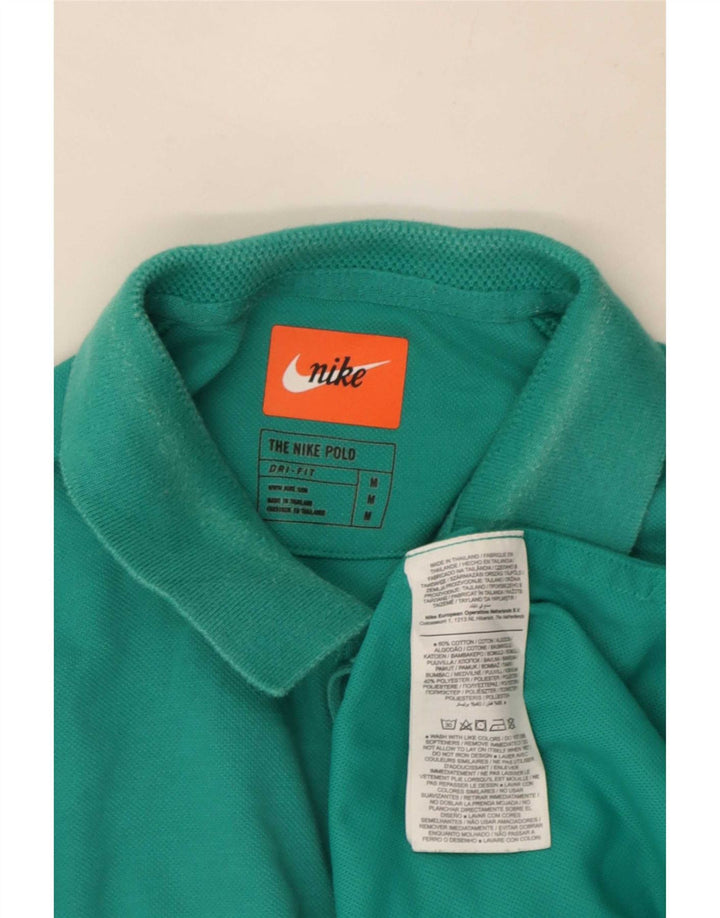 Nike Herren Dri Fit Poloshirt Mittelgrüne Baumwolle