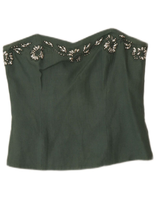 Angelo Santagostino Damen 2-teiliges Rockset IT 44 Medium W26 Grün Design