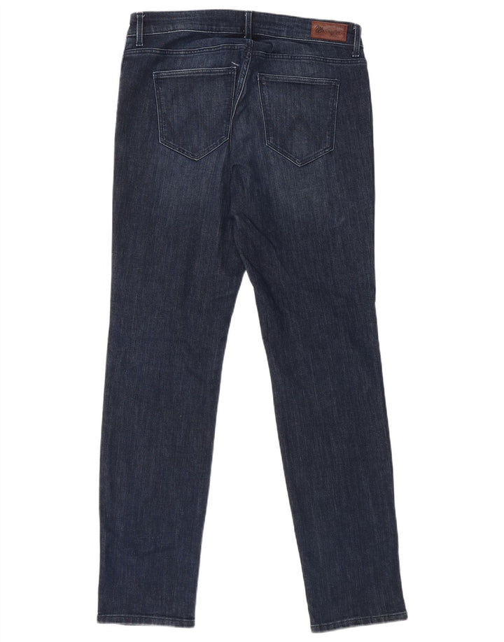 Wrangler Damen Slim Jeans W31 L30 Blaue Baumwolle