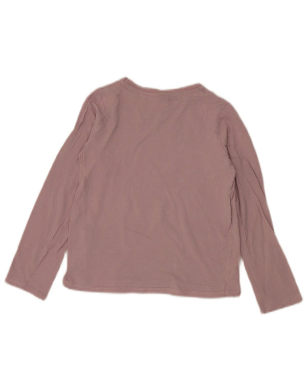 Zara Mädchen-Top, langärmelig, 8–9 Jahre, rosa Baumwolle