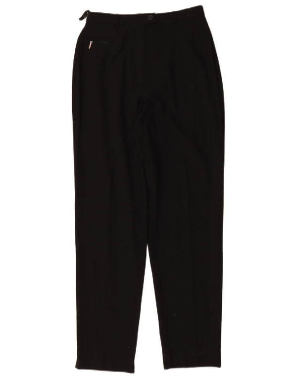 Marks & Spencer Damen Tapered Anzughose UK 8 Small W26 L27 Schwarz